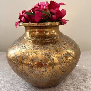 Vintage Bras Pot/Lota - Made in India